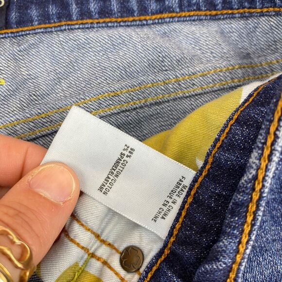 Lucky Brand Women's Sweet N' Low Jeans Sz 8/29 Flare Wide Leg Zipper Fly Stretch - Picture 6 of 7